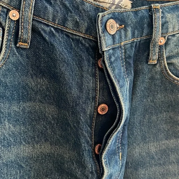 Free People We The Free Maggie Mid-Rise Straight Leg Jeans Size 26 NWOT - Picture 5 of 10